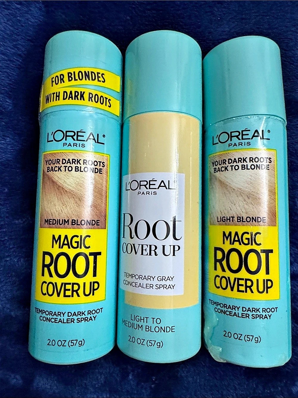 L'Oréal Paris Magic Root Cover Up Root Touch-Up Spray Set NWT